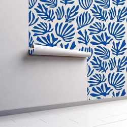 PP99-mur.rouleau-papier-peint-adhesif-decoratif-revetement-vinyle-motifs-inspiré-style-Matisse-plantes-renovation-meuble-mur-min